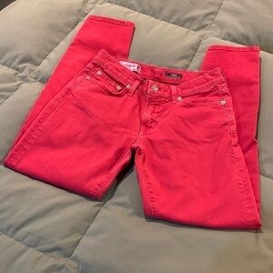 Red Engine Vintage Original Denim. “Hotrod” Skinny Boyfriend Crop. Size 25.‍﻿﻿﻿﻿